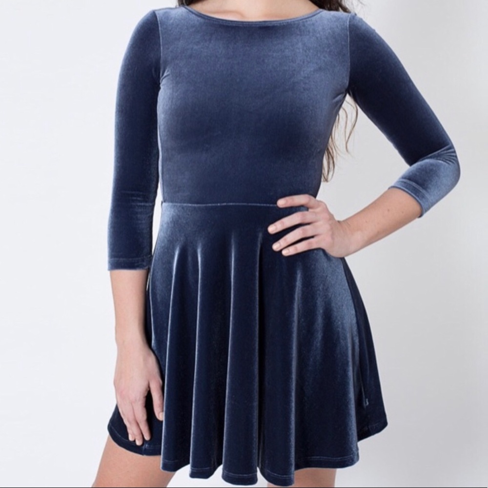 Velvet skater dress, one size but runs Medium!